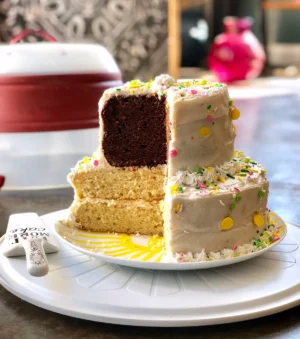 gfJules Gluten Free Birthday Cake Mix Two Layer
