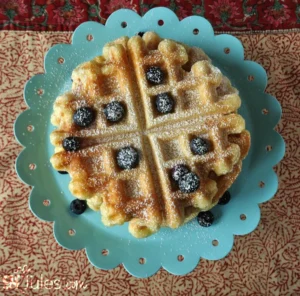 gfjules waffles powdered sugar