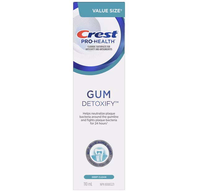 Crest Gum Detoxify Deep Clean Toothpaste