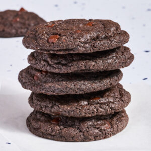 King Arthur Baking Gluten-Free Double Chocolate Chip Cookies Stack